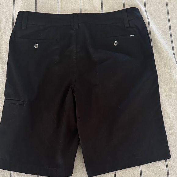 O'Neill Men's Classic Black Flat Front Shorts - Picture 3 of 4